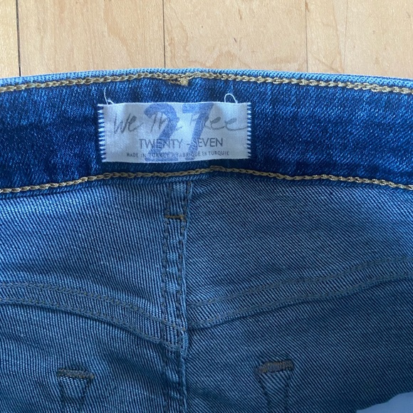 We The Free / Free People High Rise Raw Hem Jeans - Picture 9 of 12
